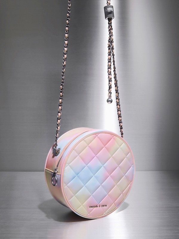 Kwan Diamond Chain Bag, mélange, hi-res