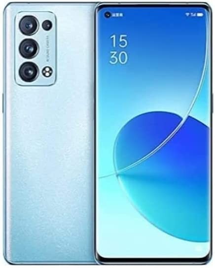 Oppo Reno 6 Pro 5G Dual CPH2247 256GB 12GB RAM Factory Unlocked (GSM Only | No CDMA - not Compatible with Verizon/Sprint) International Version - Arctic Blue