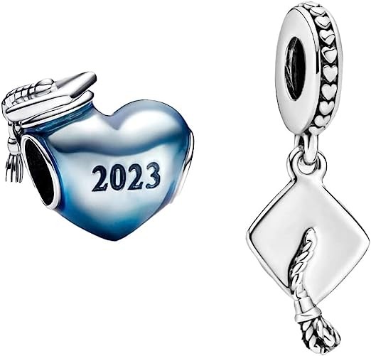 Feitery Charms for Pandora Bracelet 2023 Women's Necklace 925 Sterling Silver Jewelry Women's Beading Charm, Birthday Gift