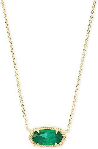 Kendra Scott Elisa Women's Pendant Necklace, Fashion Jewelry, 14k Gold Plated